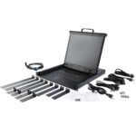 StarTech.com Rackmount KVM Console 1U with 19" LCD 1280x1024 VGA 16.78M Colours Black