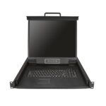 StarTech.com Rackmount KVM Console 1U with 19" LCD 1280x1024 VGA 16.78M Colours Black