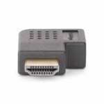 StarTech.com Right Angle HDMI 2.0 Adapter Male to Female, 90-Degree Angled Port Saver, 4K 60Hz, Black