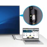StarTech.com Right Angle HDMI 2.0 Adapter Male to Female, 90-Degree Angled Port Saver, 4K 60Hz, Black