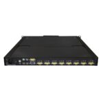 StarTech.com RKCONS1908K 8 Port Rackmount KVM Console with 19" 1280x1024 LCD Monitor - Black