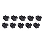 StarTech.com SFP Dust Covers 10 Pack SFP/SFP+ Port Protector for Network Switch Black