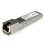 StarTech.com SFPC1110 SFP Module, Cisco SFP-GE-T Compatible, 1000Base-T, RJ45, 100m, Silver