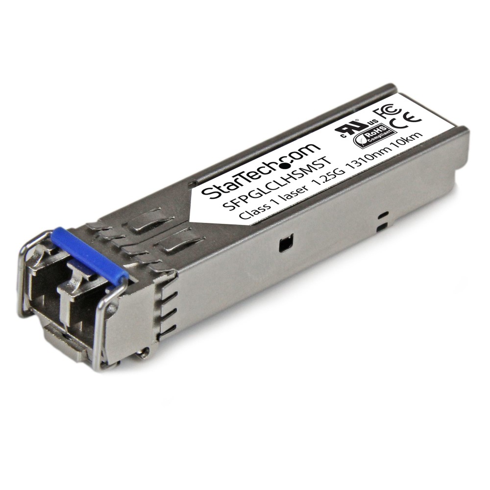 StarTech.com SFPGLCLHSMST SFP Module 1000BASE-LX/LH 1GbE 10km LC for Cisco IE3400/3300/3200 StarTech.com SFPGLCLHSMST SFP Module 1000BASE-LX/LH 1GbE 10km LC for Cisco IE3400/3300/3200