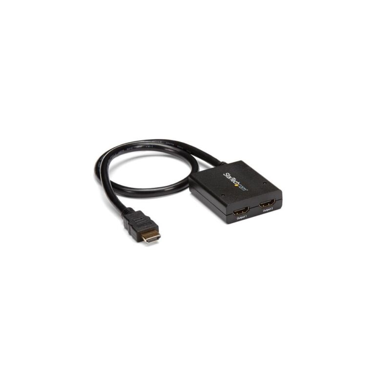 StarTech.com ST122HD4KU 4K HDMI 2-Port Video Splitter - USB Powered - 3840x2160 30Hz - Black