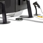 StarTech.com ST4200USBM 4-Port USB 2.0 Industrial Hub - Metal, DIN Rail/Wall Mountable, Black