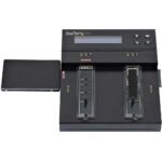 StarTech.com Standalone M.2 SATA & NVMe Duplicator & Eraser for 2.5/3.5" SATA Drives - Black