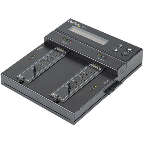 StarTech.com Standalone M.2 SATA & NVMe Duplicator & Eraser for 2.5/3.5" SATA Drives - Black