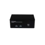 StarTech.com SV231DPDDUA 2 Port Dual DisplayPort KVM Switch with Audio & USB 2.0 Hub, 4K 3840x2400, TAA, Black