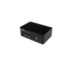 StarTech.com SV231DPDDUA 2 Port Dual DisplayPort KVM Switch with Audio & USB 2.0 Hub, 4K 3840x2400, TAA, Black