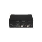 StarTech.com SV231DPDDUA2 2-Port Dual DisplayPort KVM Switch, 4K 60Hz, USB Hub, Audio Support, Black
