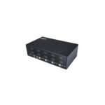 StarTech.com SV431DPDDUA2 4-Port Dual DisplayPort KVM Switch 4K 60Hz - TAA - Black