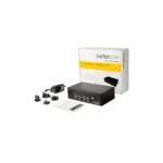 StarTech.com SV431DPDDUA2 4-Port Dual DisplayPort KVM Switch 4K 60Hz - TAA - Black