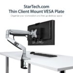 StarTech.com Thin Client Mount VESA Mounting Bracket for Small Desktop PC 5kg Black
