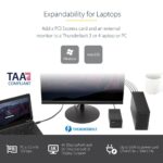 StarTech.com Thunderbolt 3 PCIe Expansion Chassis - External Enclosure with DisplayPort, 40Gbps, Black