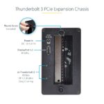 StarTech.com Thunderbolt 3 PCIe Expansion Chassis - External Enclosure with DisplayPort, 40Gbps, Black
