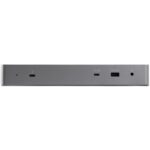 StarTech.com Thunderbolt 3 USB-C Docking Station Dual HDMI DisplayPort 4K 60Hz 96W PD Black/Grey