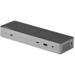 StarTech.com Thunderbolt 3 USB-C Docking Station Dual HDMI DisplayPort 4K 60Hz 96W PD Black/Grey