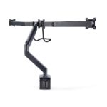 StarTech.com Triple Monitor Arm Crossbar for up to 3x 27" Screens, VESA 75/100, Black/Silver
