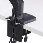 StarTech.com Triple Monitor Arm Crossbar for up to 3x 27" Screens, VESA 75/100, Black/Silver