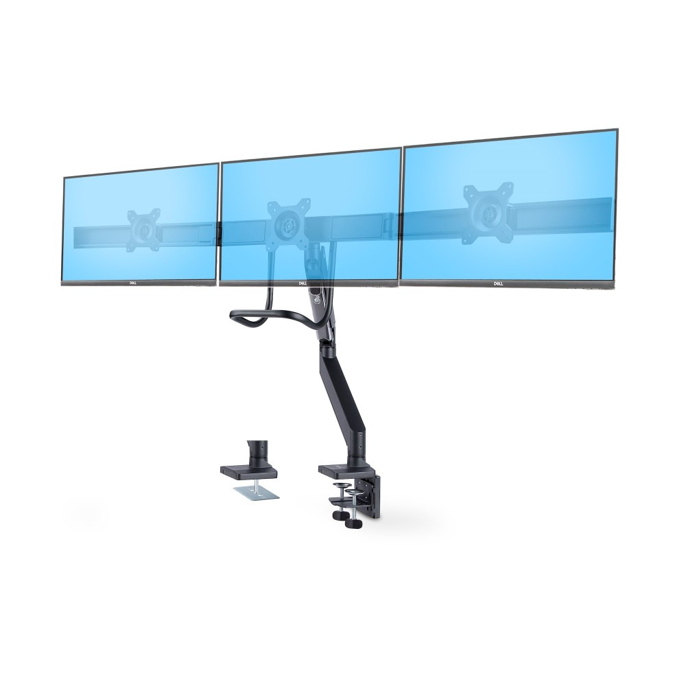 StarTech.com Triple Monitor Arm Crossbar for up to 3x 27" Screens, VESA 75/100, Black/Silver StarTech.com Triple Monitor Arm Crossbar for up to 3x 27" Screens, VESA 75/100, Black/Silver