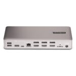 StarTech.com Triple-Monitor USB4 Docking Station, 4K 60Hz, 100W PD, 2.5GbE, Grey