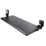 StarTech.com Under-Desk Keyboard Tray Clamp-on Ergonomic Holder, 12kg, 700 x 310mm, Black