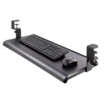 StarTech.com Under-Desk Keyboard Tray Clamp-on Ergonomic Holder, 12kg, 700 x 310mm, Black