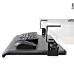 StarTech.com Under-Desk Keyboard Tray Clamp-on Ergonomic Holder, 12kg, 700 x 310mm, Black