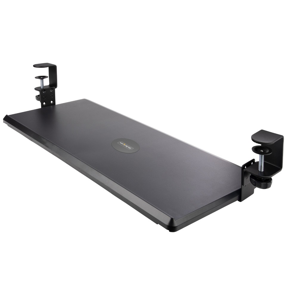 StarTech.com Under-Desk Keyboard Tray Clamp-on Ergonomic Holder, 12kg, 700 x 310mm, Black