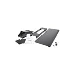 StarTech.com Under-Desk Keyboard Tray with Wrist Rest, Adjustable Tilt & Swivel, Black (782mm x 670mm)