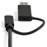 StarTech.com Universal Laptop Docking Station, Hybrid USB-C & USB-A, Dual 4K 60Hz DP/HDMI, 100W PD, 4x USB Hub, GbE, Black/Grey