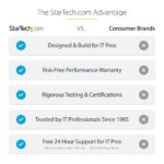 StarTech.com Universal Laptop Lock, 2m Carbon Steel Keyed Security Cable for Noble Wedge/Nano/K-Slot, Black/Silver