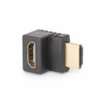 StarTech.com Up Angle HDMI 2.0 Adapter, Male to Female, 4K 60Hz, 18Gbps, Black
