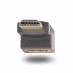 StarTech.com Up Angle HDMI 2.0 Adapter, Male to Female, 4K 60Hz, 18Gbps, Black