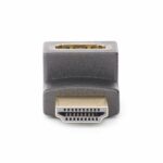 StarTech.com Up Angle HDMI 2.0 Adapter, Male to Female, 4K 60Hz, 18Gbps, Black