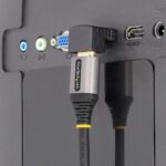 StarTech.com Up Angle HDMI 2.0 Adapter, Male to Female, 4K 60Hz, 18Gbps, Black