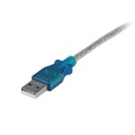 StarTech.com USB 2.0 to RS232 DB9 Serial Adapter Cable, 0.43m, Grey