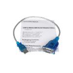 StarTech.com USB 2.0 to RS232 DB9 Serial Adapter Cable, 0.43m, Grey