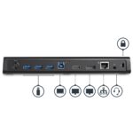 StarTech.com USB 3.0 Docking Station, Dual Monitor HDMI 4K DisplayPort, 4x USB-A, Ethernet