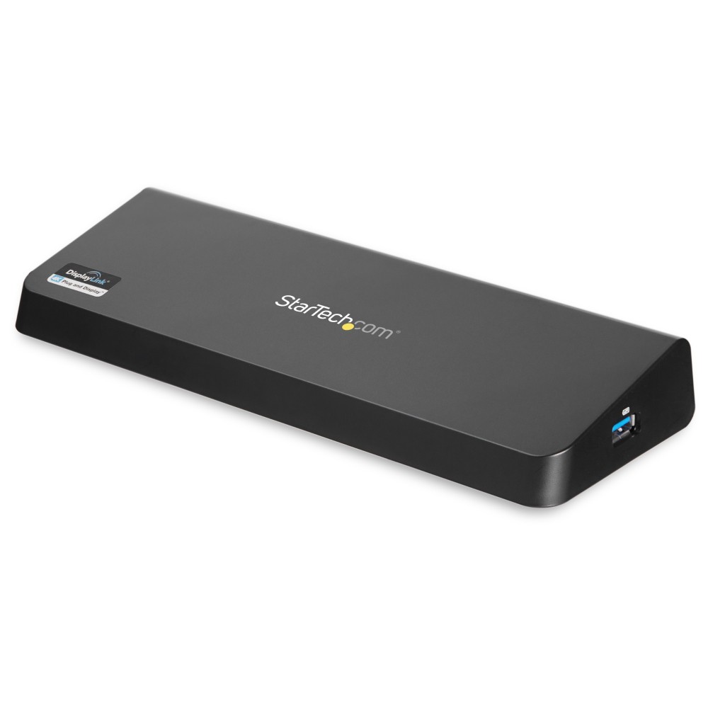 StarTech.com USB 3.0 Docking Station, Dual Monitor HDMI 4K DisplayPort, 4x USB-A, Ethernet StarTech.com USB 3.0 Docking Station, Dual Monitor HDMI 4K DisplayPort, 4x USB-A, Ethernet