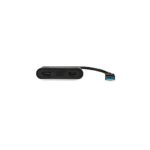 StarTech.com USB 3.0 to Dual HDMI Adapter, 4K 30Hz, USB-A Male, 0.25m Cable, Black