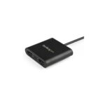 StarTech.com USB 3.0 to Dual HDMI Adapter, 4K 30Hz, USB-A Male, 0.25m Cable, Black