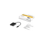 StarTech.com USB 3.0 to Dual HDMI Adapter, 4K 30Hz, USB-A Male, 0.25m Cable, Black