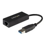StarTech.com USB 3.0 to Gigabit Ethernet Adapter, 10/100/1000 Mbps, USB to RJ45 LAN Adapter
