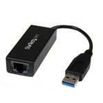 StarTech.com USB 3.0 to Gigabit Ethernet Adapter, 10/100/1000 Mbps, USB to RJ45 LAN Adapter