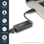 StarTech.com USB 3.0 to Gigabit Ethernet Adapter, 10/100/1000 Mbps, USB to RJ45 LAN Adapter