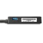 StarTech.com USB 3.0 to Gigabit Ethernet Adapter with USB Pass-Through, Black