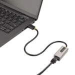 StarTech.com USB 3.0 to Gigabit Ethernet Network Adapter 0.3m, USB-A to RJ45, Grey