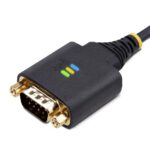StarTech.com USB-A to DB9 RS232 Serial Adapter Cable 2m Black, FTDI IC, COM Retention